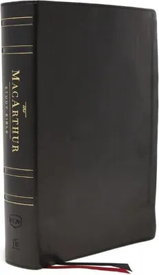 Produktbild von Nkjv, MacArthur Study Bible, Black Genuine Leather, Thumb-Indexed, Comfort Print