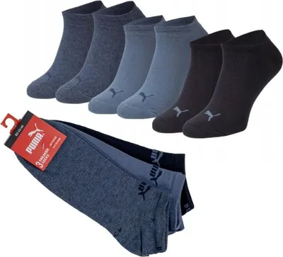Produktbild von Y7585 PUMA 3er-Pack Socken, Puma Socken Größe 43-46