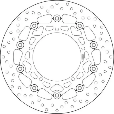 Produktbild von BREMBO Serie Oro Bremsscheibe 310mm 78B40860