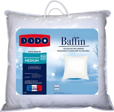 Produktbild von Kopfkissen DODO Naturdaunen BAFFIN - 65 x 65 cm