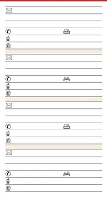 Produktbild von bsb 02-0052 Ersatzeinlage "Manager" - A5, Adresseinlagen, 50 Blatt