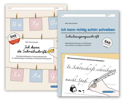 Obrázek produktu pro Ich kann die Schreibschrift und Ich kann richtig schön schreiben - Ausgabe Schulausgangsschrift - 2 Hefte