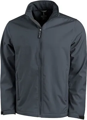 Produktbild von Elevate 38319 | Herren Maxson Softshell Jacket - Farbe: Storm Grey - Größe: XS