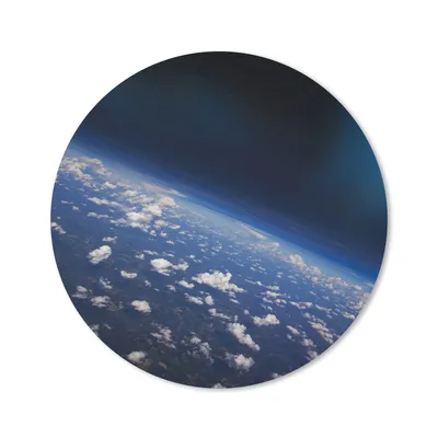 Produktbild von MuchoWow® Mauspad Mousepad Die Erde aus dem Weltraum 40x40 cm - Mousepads - Maus Mat - Pad - Mausunterlage - Schreibtisch Accessoires