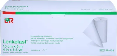 Obrázek produktu pro Lenkelast univerzální obvaz 10cmx5m bez celofánu, 10 ks BIN