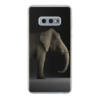 Produktbild von MuchoWow® Handyhülle Schutzhülle Hülle für Samsung Galaxy S10e Elefant - Tiere - Licht Silikon Softcase Handy Hülle - Handy
