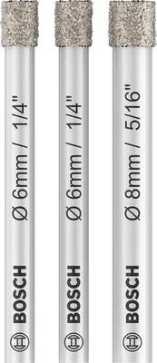 Produktbild von PRO Ceramic dry Bohrer-Set, 6 x 66, 6 x 66, 8 x 66 mm, 3-tlg.
