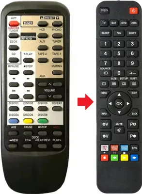 Produktbild von Fernbedienung geeignet für DENON RC-814 | RC814 | RCD100
