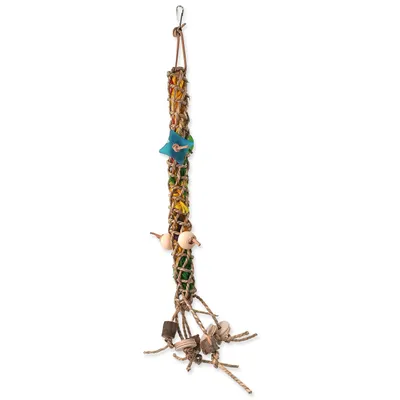 Image de Jouet BIRD JEWEL suspendu à une corde - grimpant 60 cm
