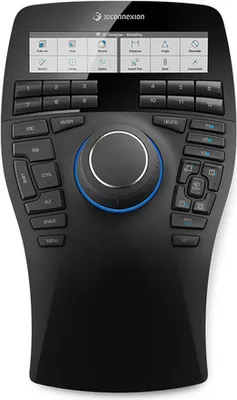Produktbild von 3Dconnexion SpaceMouse Enterprise, Schwarz, CE, FCC, KC, RCM, BSMI, RoHS-EU, RoHS-China, WEEE, BellAndVision, Kabel, Windows 10 Education, Windows 10 Education x64, Windows 10 Enterprise, Windows 10 Enterprise x64,..., 249 mm, 58 mm