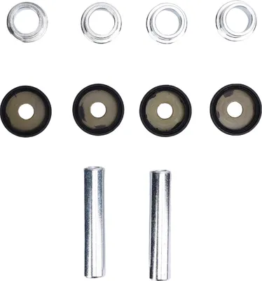 Imagen del producto de Kit de bujes para la rótula trasera, de alta resistencia y fabricado en metal, compatible como reemplazo para los modelos KODIAK 450, 700 (tracción 4x4), 450, 660, 700, RHINO YFM350, YFM400, YFM450, YFM550