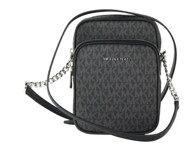 Produktbild von Michael Kors Jet Set Travel Medium Logo Crossbody Bag (black)