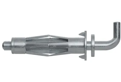 Produktbild von Fischer 90925, Schraubhaken & Dübelsatz, Metall, Silber, CE, 37 mm, 1 cm