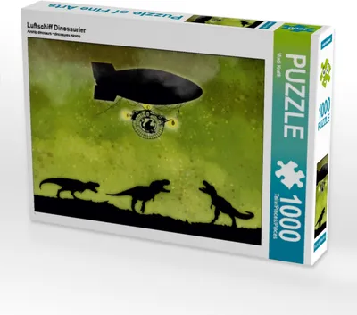 Produktbild von Calvendo Luftschiff Dinosaurier 1000 Teile Puzzle quer 640x480mm, Krafft Vladi; 7428785