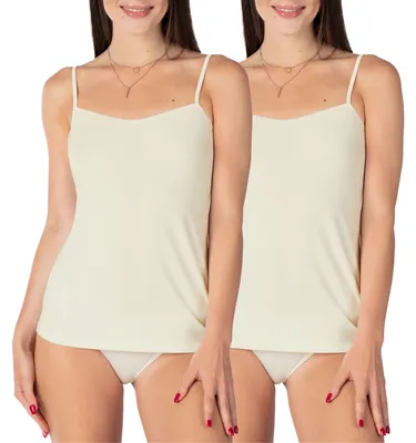 Image de Maillot de corps pour femme Bellivalini en viscose BLV50-218 (écru, taille S)