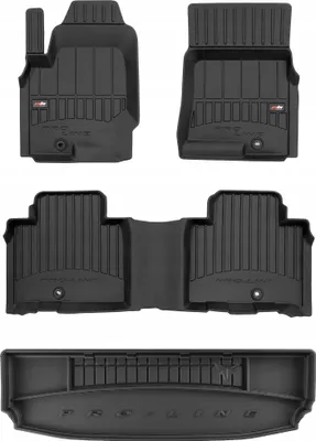 Image de SET 3D Tapis en caoutchouc SSANGYONG Rexton 4 à partir de 2017 - 7 places r/g