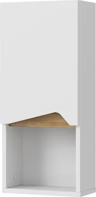 Produktbild von Badschrank Vicco Marelle Weiß/Artisan 30 x 67 cm mit Tür und offenem Fach, Model 40827