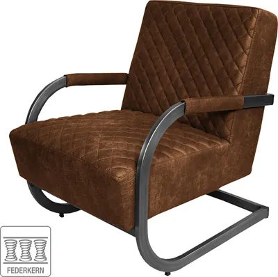 Produktbild von home24 Sessel - Antiklederlook