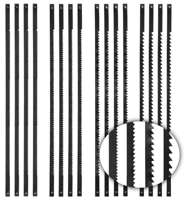Image de 16 lames de scie sauteuse, 127 mm, avec 10, 14, 18 ou 24 dents, pour la menuiserie
