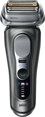 Obrázok produktu pre Braun Series 9 Pro+ 9615S, Planžetový holiaci strojček, Čierna, Šedá, Nerezová oceľ, Tlačidlá, LED, Striedavé napájanie / batéria