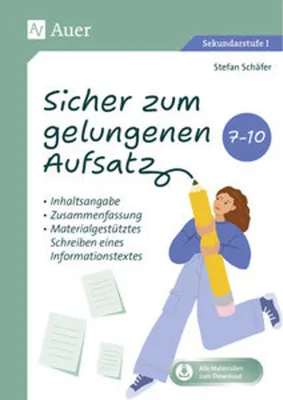 Produktbild von Sicher zum gelungenen Aufsatz (7. bis 10. Klasse)