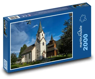 Obrázok produktu pre Puzzle 2000 Historický drevený kostol - martinpuzzle