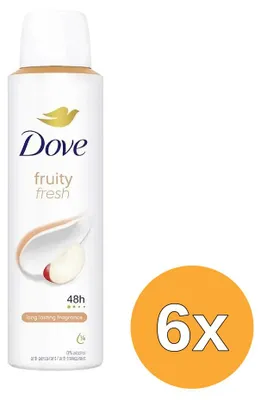 Productafbeelding van 6x Dove Deospray – Fruity Fresh, 150 ml