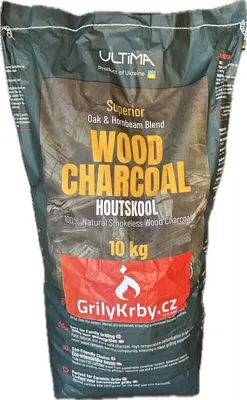 Obrázek produktu pro Bezkouřové dřevěné uhlí Superior 10kg