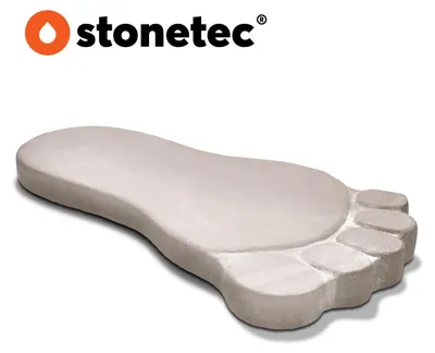 Produktbild von Trittsteine Fuß 4 hübsche Beton Trittplatten im Set