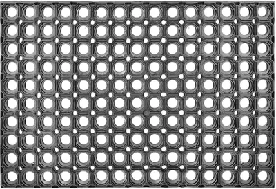Produktbild von Astra Fußmatte Außen QUADRO LIGHT Schwarz 40 x 60 cm