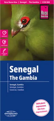 Productafbeelding van Reisgids Senegal en Gambia, gedetailleerde kaart 1:550.000
