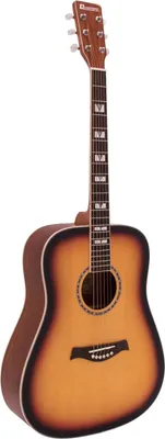 Produktbild von DIMAVERY STW-40 Westerngitarre, sunburst