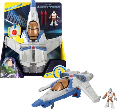 Image de Imaginext Lightyear XL Vaisseau spatial avec sons et lumières de Disney et Pixar Lightyear