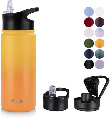 Produktbild von Edelstahl-Trinkflasche 500ml, BPA-frei, vakuumisoliert, für Sport