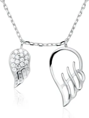Produktbild von Kette Engelsflügel 925er Silber Zirkonia