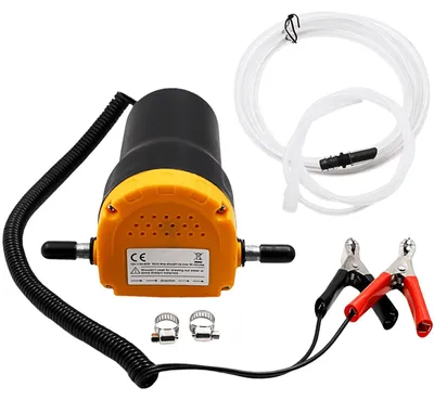 Produktbild von Ölabsaugpumpe Elektrisch, Dieselpumpe Ölpumpe12V, Absaugpumpe, Ölpumpe Absaugpumpe, Dieselpumpe Kraftstoffpumpen, Kraftstoff-Umfüllpumpe mit Rohren für Boot, LKW, Wohnmobil, Auto & Motorrad
