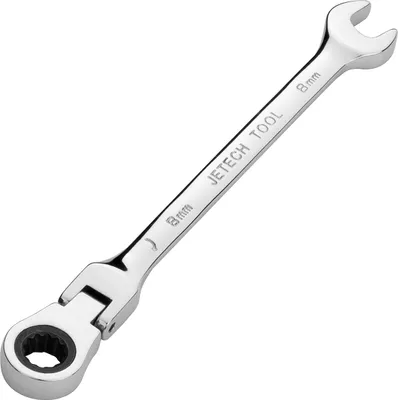 Image de Jetech 8 mm tête flexible clé à molette, métrique