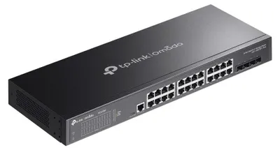 Produktbild von TP-Link Omada SG3428X, Managed, L2+/L3, Gigabit Ethernet (10/100/1000), Rack-Einbau, 1U