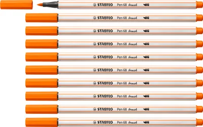 Produktbild von STABILO Premium-Filzstift mit Pinselspitze für variable Strichstärken -  Pen 68 brush -…