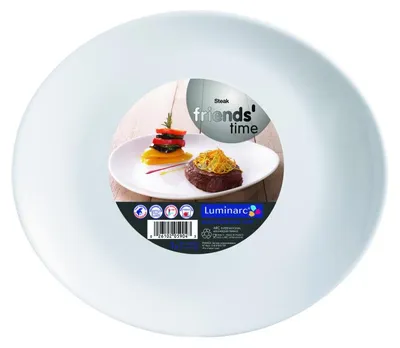 Produktbild von Luminarc Diwali Servierplatte oval 30x25,5 cm weiß