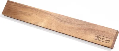Produktbild von PAUDIN Magnetischer Messerhalter 45 cm – Akazienholz Magnetleiste – Starker Messermagnet – Messerleiste Holz – Premium Messerhalter