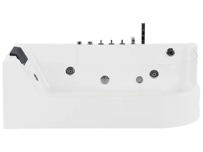 Produktbild von BELIANI Whirlpool-Badewanne 170 x 80 cm rechteckig Sichtfenster Farblichttheraphie Modern