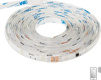 Immagine prodotto di striscia LED RGB da 5 m, Bluetooth e telecomando