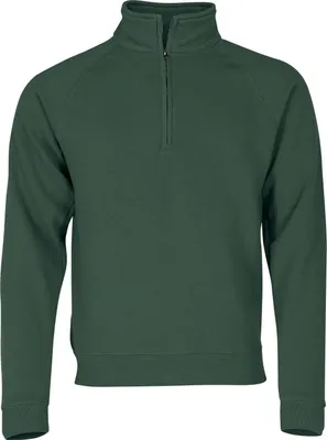 Produktbild von Fruit of the Loom Premium Zip Neck Sweat ,Farbe: flaschengrün ,Größe: S
