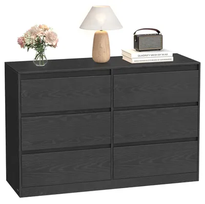 Produktbild von VASAGLE Kommode mit 6 Schubladen, Komodenschrank, Schubladenschrank, Wäschekommo