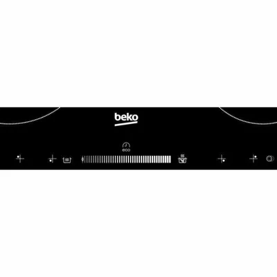 Image de Table de cuisson vitrocéramique 4 feux 6700w noir - Beko - HIC64502T -