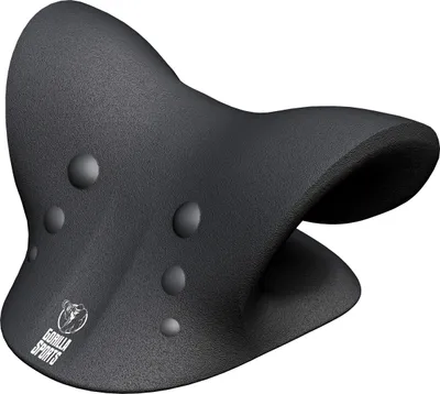 Produktbild von GORILLA SPORTS® Nackenstrecker - mit Triggerpunkten, Tasche, Schaumstoff, Schwarz - Nackenwolke, Nackenretter, Entspannungskissen, Nackendehner