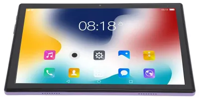 Image de Tablette pour enfants 10,1 pouces sous Android 13.0, 8 Go de RAM, 256 Go de stockage, écran IPS 2560 x 1600, processeur 10 cœurs, appels 4G, Wi-Fi, avec tableau de bord de contrôle parental, couleur violette, prise UE