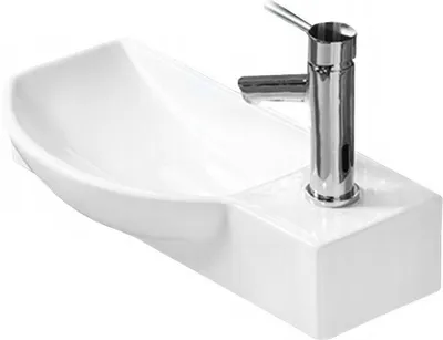 Zdjęcie produktu dla Mexen Hugo umywalka nablatowa lewa 50 x 23 cm, biała - 21255000L