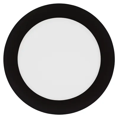 Produktbild von FUEVA-Z Einbauleuchte Einbaulampe Deckenlampe Deckenleuchte - H2,6 x Ø16,5 cm - schwarz - 10,5W inkl.